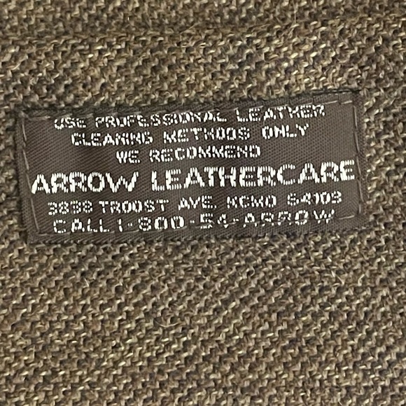 Johnston & Murphy Leather Field Coat Jacket Mens Size 42 Brown Lambskin Two Tone - Picture 14 of 16